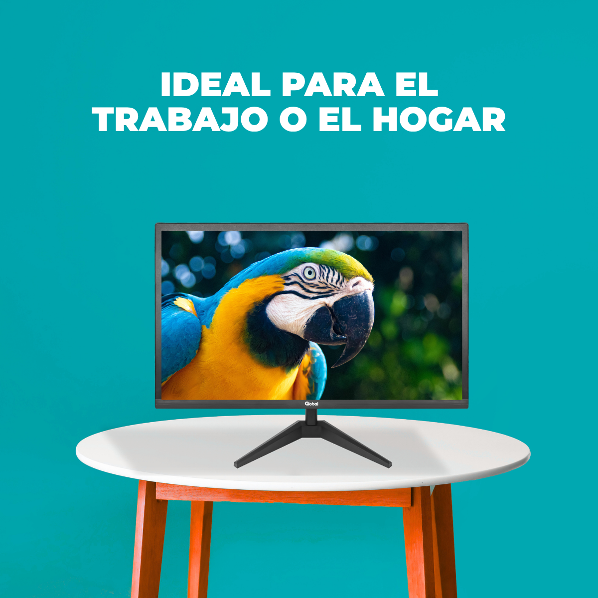 7-23-1 Monitor Global 27" Full HD HDMI 60Hz para Oficina y Trabajo - Imagen 7