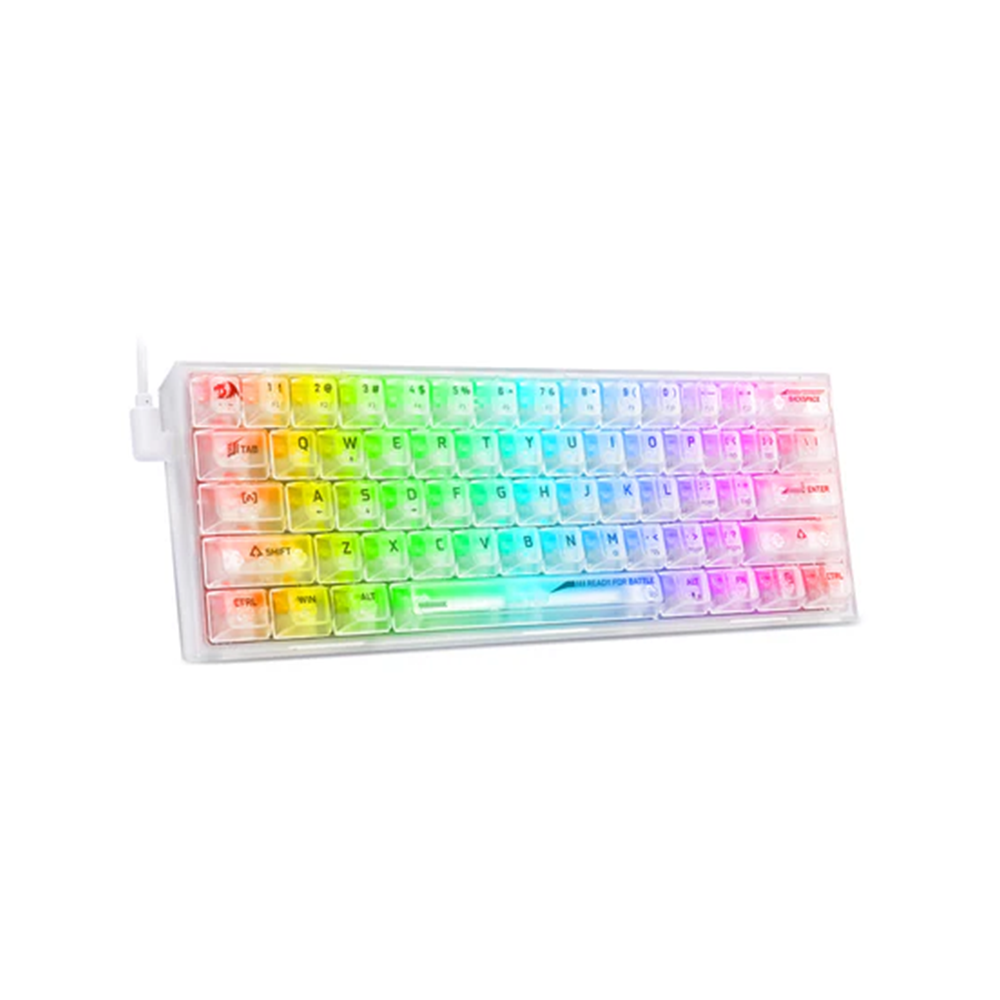 teclado gamer redragon fizz pro rgb mecanico transparente rgb k617ct rgb teclado gamer redragon fizz pro rgb mecanico transparente rgb k617ct rgb