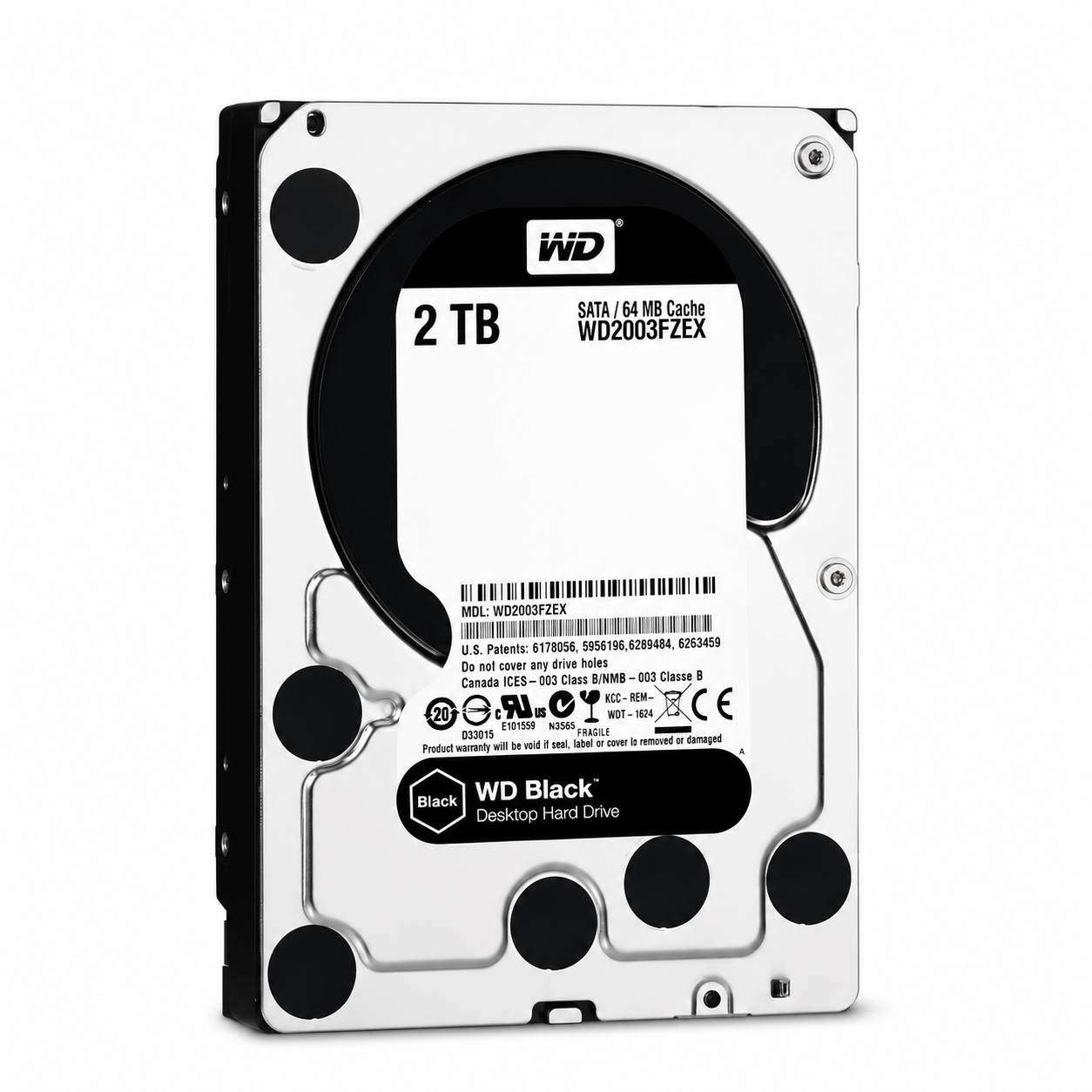 disco duro interno western digital black 2tb 3.5" sata 7200rpm wd2003fzex disco duro interno western digital black 2tb 3.5" sata 7200rpm wd2003fzex