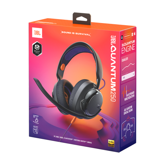 auriculares jbl quantum 250 headset gamer con cable 3.5mm negro | drivers 50mm | pc, consolas y móvil auriculares jbl quantum 250 headset gamer con cable 3.5mm negro | drivers 50mm | pc, consolas y móvil