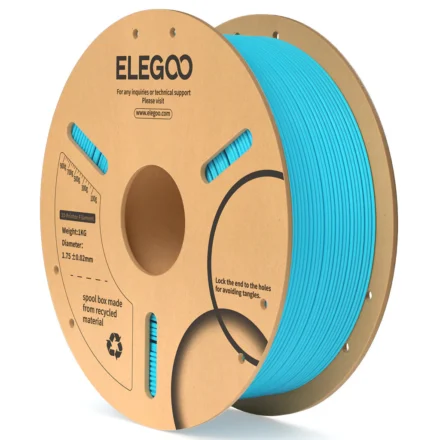 Filamento PLA Elegoo 1.75mm 1Kg Azul Cielo Impresión 3D