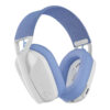 auriculares logitech g435 gamer wireless blanco lila