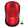 mouse logitech m185 inalámbrico rojo/negro 910 003635 mouse logitech m185 inalámbrico rojo/negro 910 003635