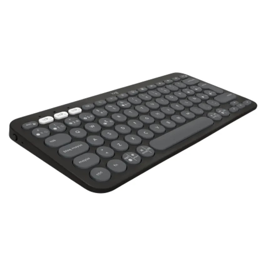 teclado inalámbrico logitech pebble keys 2 k380s negro bluetooth teclado inalámbrico logitech pebble keys 2 k380s negro bluetooth