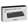 teclado inalámbrico logitech pebble keys 2 k380s negro bluetooth teclado inalámbrico logitech pebble keys 2 k380s negro bluetooth