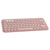 teclado inalámbrico logitech pebble keys 2 k380s rosa bluetooth