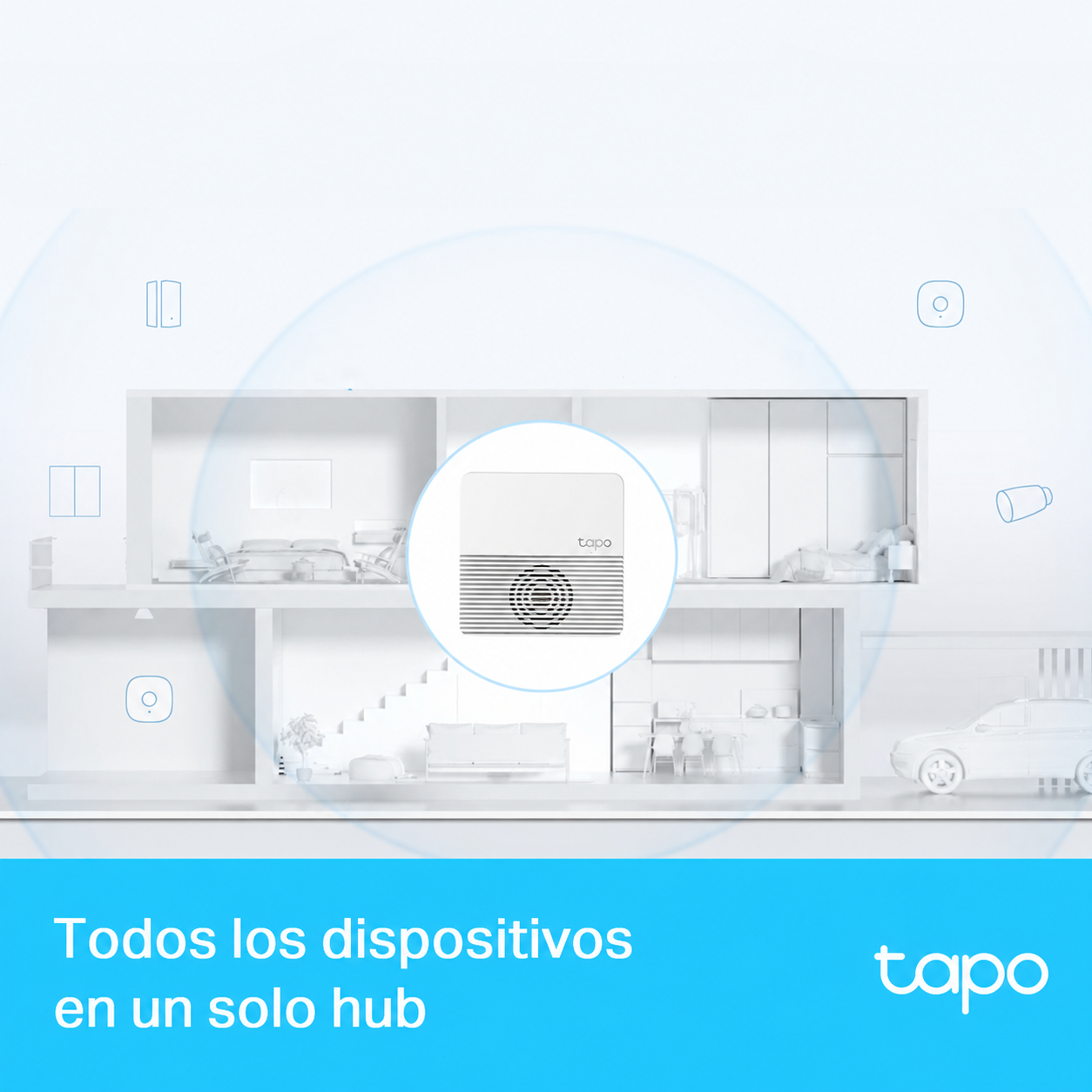 asistente inteligente smart hub tp link tapo h200 inalámbrico c/ control asistente inteligente smart hub tp link tapo h200 inalámbrico c/ control