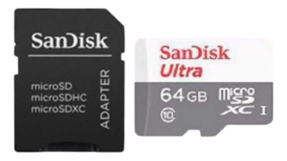 sandisk ultra microsdxc 64gb uhs i u1 v10 100mb/s con adaptador sandisk ultra microsdxc 64gb uhs i u1 v10 100mb/s con adaptador