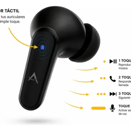 auriculares bluetooth noga ng btwins46 true wireless con estuche de carga