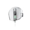 mouse gamer logitech g502 x cable blanco sensor hero 25k rgb