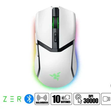 Gamers mouse gamer razer cobra hyperspeed wireless 8500 dpi rgb 58g