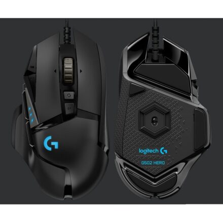 mouse gamer logitech g502 hero cable negro sensor Óptico 25600 dpi