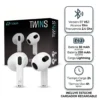 auriculares cel inalámbrico noga bluetooh ng btwins 28 n twins pro 2 negros