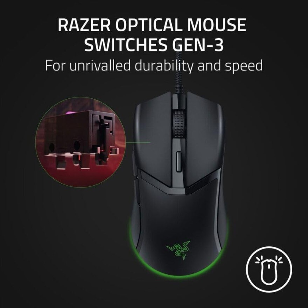 mouse gamer razer cobra hyperspeed wireless 8500 dpi rgb 58g mouse gamer razer cobra hyperspeed wireless 8500 dpi rgb 58g