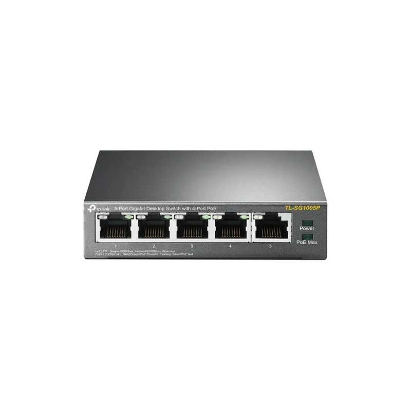 switch tp link sg1005p 5 puertos gigabit poe 56w no administrable switch tp link sg1005p 5 puertos gigabit poe 56w no administrable