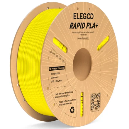 Filamento PLA Elegoo Amarillo 1.75mm 1kg Tolerancia ±0.02mm
