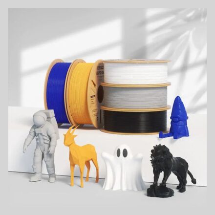 filamento 3d rapid pla elegoo verde 1kg 1.75mm | preciso y fácil de imprimir 50.203.0118