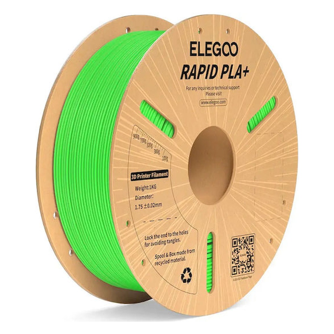 filamento 3d rapid pla elegoo verde 1kg 1.75mm | preciso y fácil de imprimir 50.203.0118 filamento 3d rapid pla elegoo verde 1kg 1.75mm | preciso y fácil de imprimir 50.203.0118