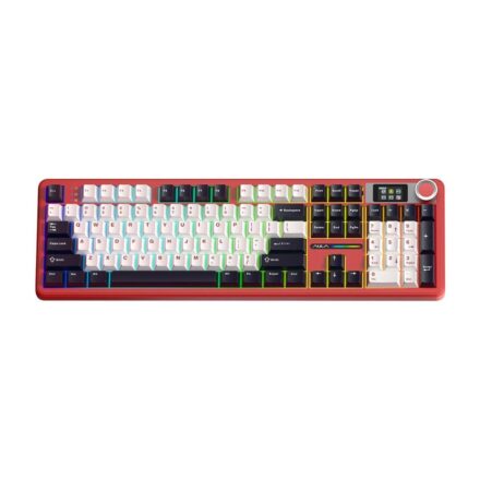 Teclado Mecánico Gamer Aula F108 Pro RGB Dark Blue White Switch Red