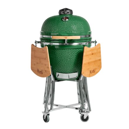 Kamado Kadu K23 Verde | Ahumador Cerámico 52 cm con Funda Kamado Kadu K23 Verde | Ahumador Cerámico 52 cm con Funda