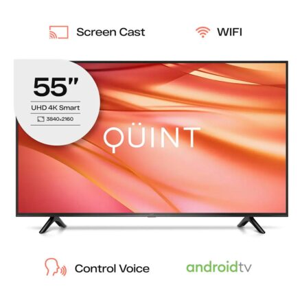 Smart TV Quint 55″ 4K UHD QT2-55 Android TV | LED · Dolby · 3 HDMI Smart TV Quint 55″ 4K UHD QT2-55 Android TV | LED · Dolby · 3 HDMI
