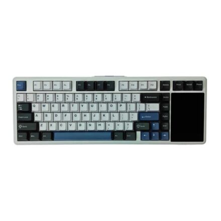 Teclado Gamer Aula L99 Dark Grey White Blue RGB Mecánico