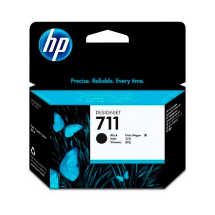 Cartucho HP 711 Negro Original 80 ml CZ133A — DesignJet T120/T520
